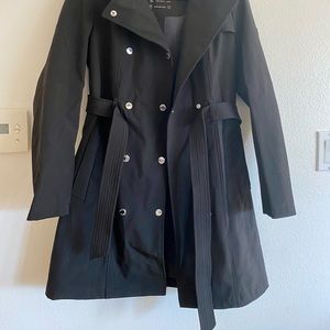 Calvin Klein Black Raincoat
